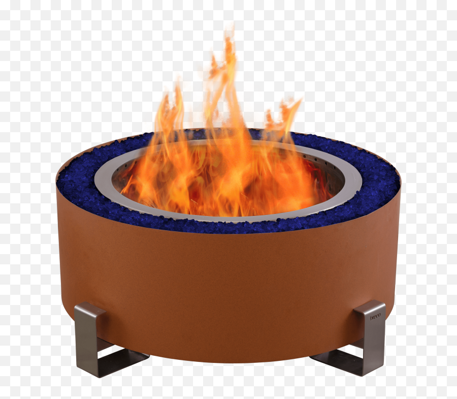 Breeo Luxeve Earth Rust Fire Pit - Fire Pit Png,Earth On Fire Png