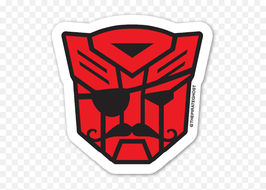 Pirateghost Autobot - Stickerapp Transformers Sticker Png,Jurassic Park Logo Template