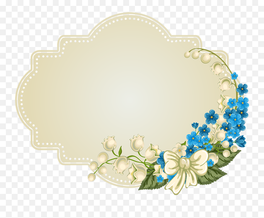 Download Flower Decoupage Sunday Design Editing Border Hq - Clip Art Png,Sunday Png