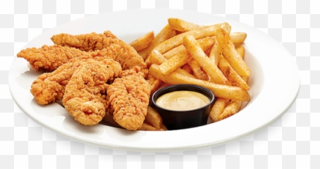 Chicken Fingers - Chicken Fingers And French Fries Png,Chicken Tenders Png