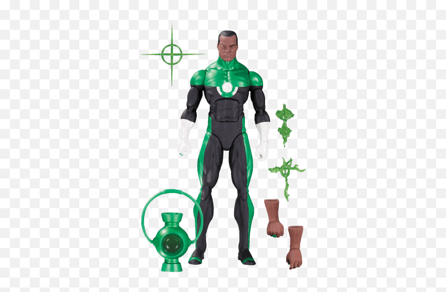 Dc Comics - Green Lanterns Mosaic Figure John Stewart Green Lantern Png,Green Lantern Transparent