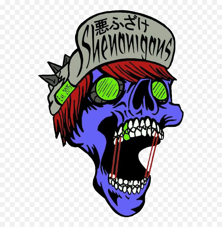 Shenanigans Drift Team Head Logo - Creepy Png,Team Skull Logo