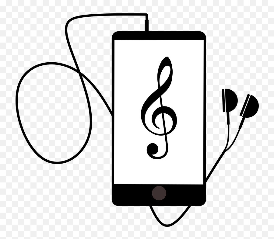 Earphones Music Silhouette - Band Dad Png,Headphones Silhouette Png