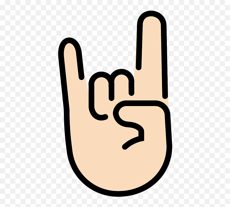 Sign Of The Horns Emoji Clipart Free Download Transparent - Png,Horns Transparent