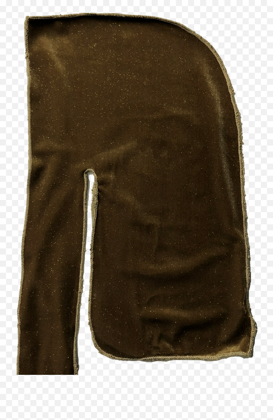 Download Hd Brown Sparkle Velvet Durag - Solid Png,Durag Png