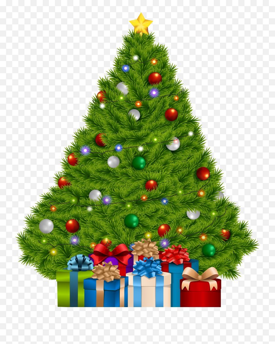 Library Of Christmas Tree With Gifts Clip Art Freeuse Stock - Png ...