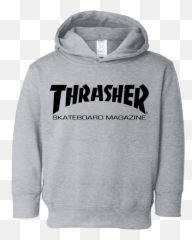 Thrasher Magazine Skateboarding Black Original Logo 3326 - Streetwear Clothing Brand Logos png