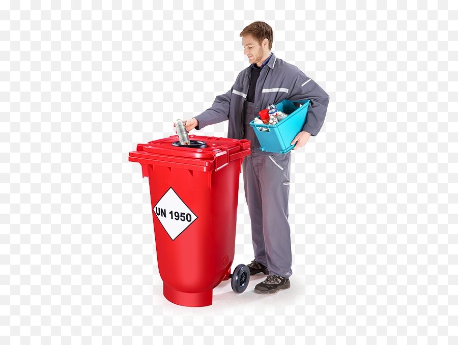P Henkel Gmbh Innovative Waste Bins And Carts Hazardous - Red Bin Hazardous Waste Png,Recycling Bin Png