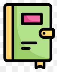 Agenda Icon Of Colored Outline Style - Png