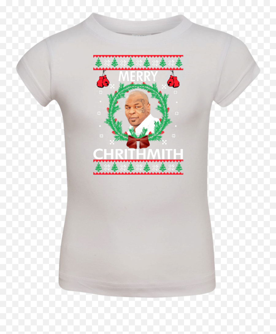 Mike Tyson Merry Chrithmith Christmas Toddler Infant Shirt Png