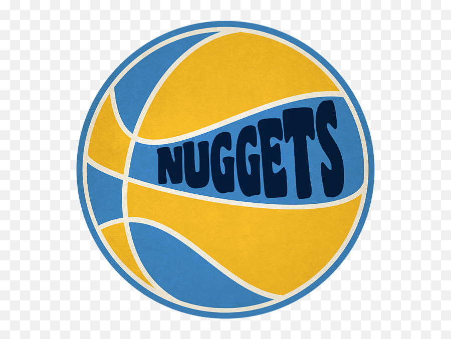 Denver Nuggets Retro Shirt Throw Pillow - For Volleyball Png,Denver Nuggets Logo Png