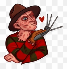 Freddy Stickers Set For Telegram - De Krueger png