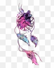 Wolf Dreamcatcher Drawing Free Download - Illustration Png,Dream Catcher Png