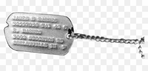 Do You Think The Dog Tags Bucky Barnes - Barns png