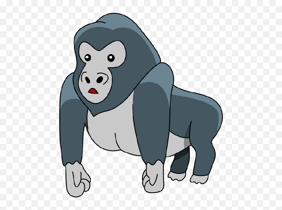Muscle Clipart Gorilla Transparent Free For - Gorilla Clipart Transparent Png,Gorilla Transparent