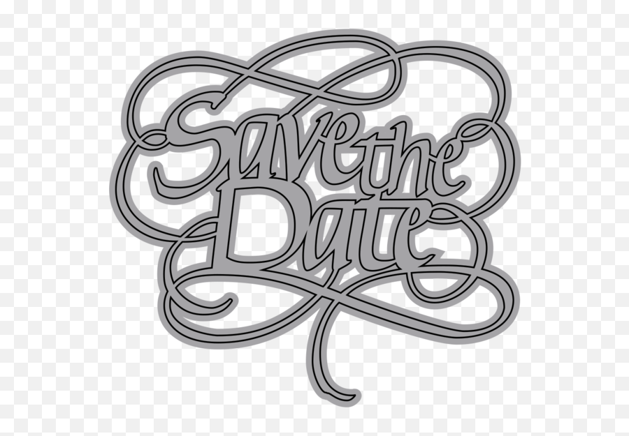 Download A Way With Words Save The Date - Save The Date Png Calligraphy,Save The Date Png