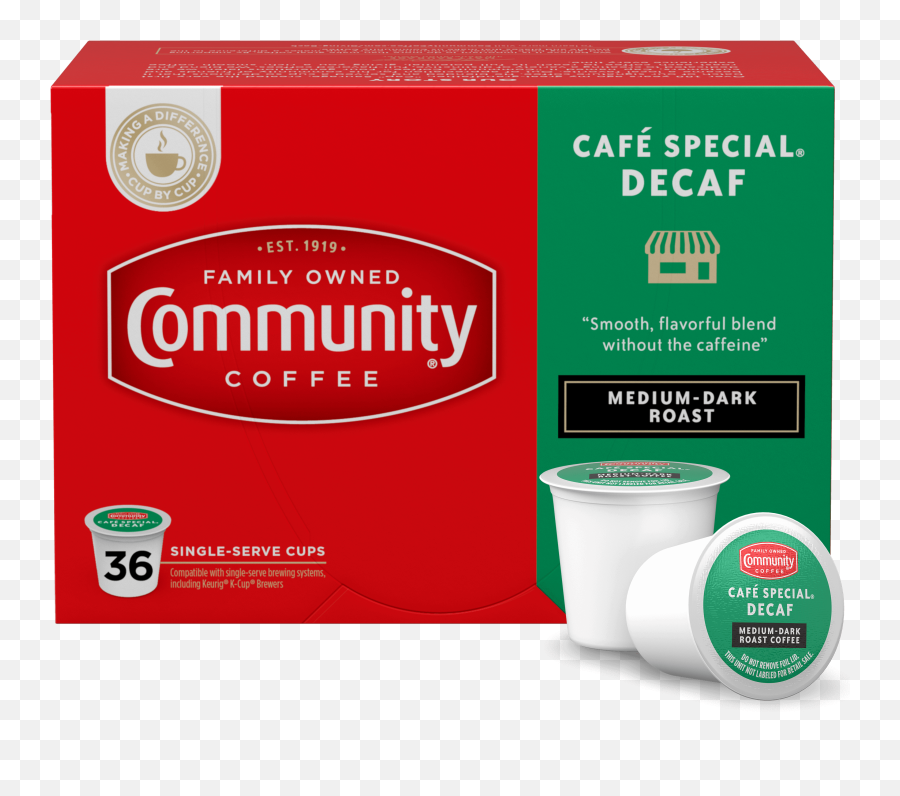 Community Coffee Café Special Medium - Dark Roast Coffee Community Coffee Png,Keurig 8 Oz Icon