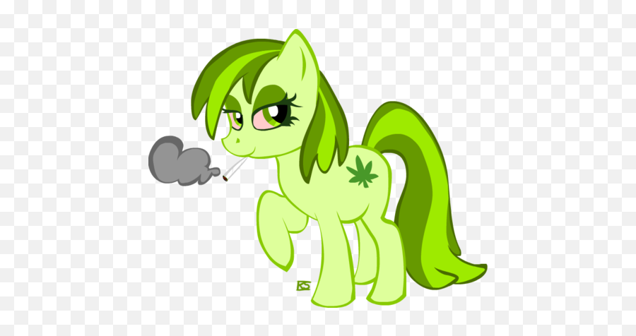 Stoned Pony - Green My Little Pony Png,Pony Png