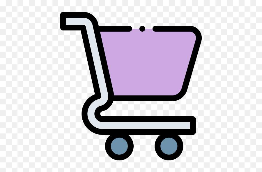 Shopping Cart - Free Commerce And Shopping Icons Purple Shopping Cart Icon Png,Cart Icon Free