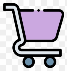 Shopping Cart - Free commerce and shopping icons Purple Cart Icon png