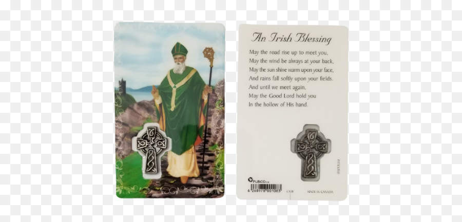 St Patrick U0026 Irish U2013 Tagged Holy Cardsu2013 Gospa Missions - Saint Patrik Holy Cards Png,Icon Prayer Cards