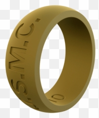 Menu0027s Military Usmc Q2x Silicone Ring - Solid png