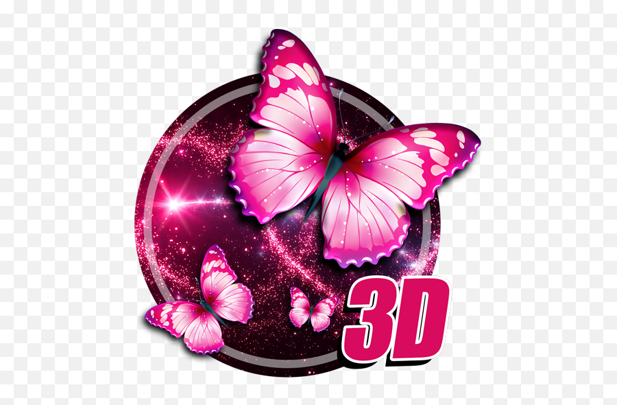 Neon Butterfly Live Wallpaper Free Apk 10 - Download Apk Butterfly Purple Blue Drawing Png,Pink Butterfly Icon