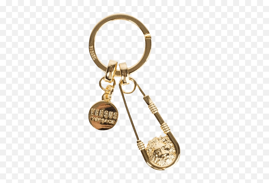 Metallics Collection Goat - Versace Pin Key Chain Png,Large Icon Medusa Ring