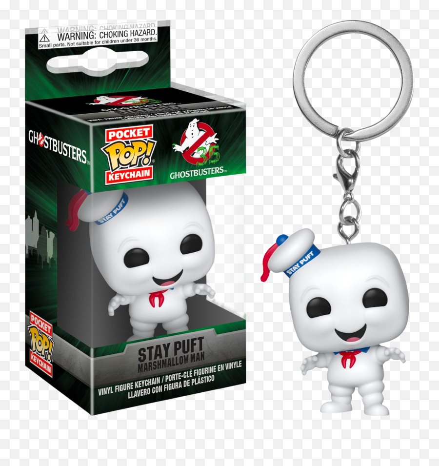 Pocket Pop Keychain Ghostbusters - Stay Puft Keychain Funko Pops Ghostbusters Png,Stay Marshmallow Man Ghostbusters Icon