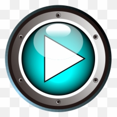 Download Blue Button Cartoon Play Png File Hd Clipart - Kalopetra Monastery