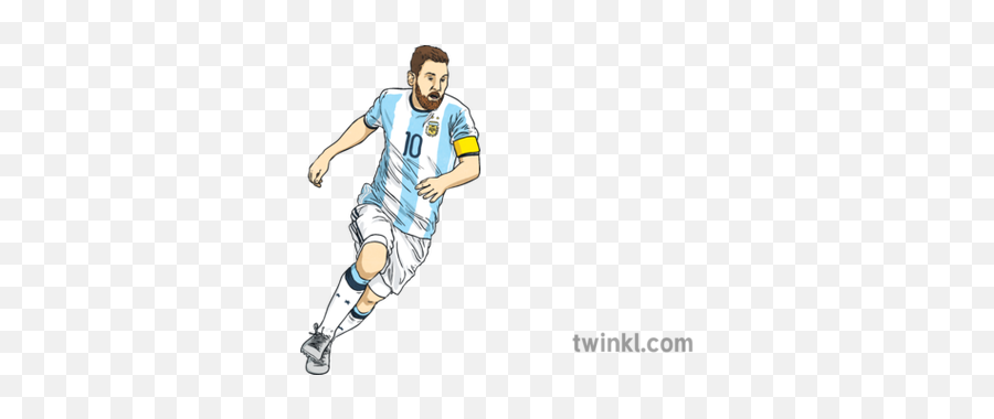 Lionel Messi No Ball Footballer Soccer Argentina Ks2 - Football Illustration Messi Png,Messi Transparent