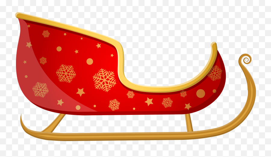 Santa Sleigh Png Clipart Background All - Clip Art Santa Slay,Winter Background Png