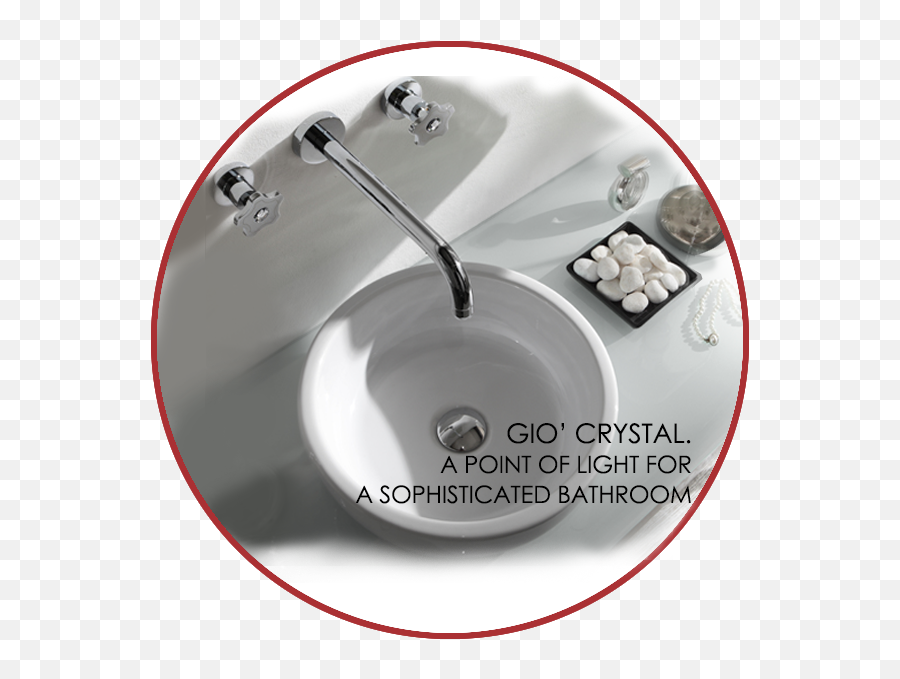 Rubinetterie Giulini - Giou0027 Crystal Bathroom Sink Png,Point Of Light Png