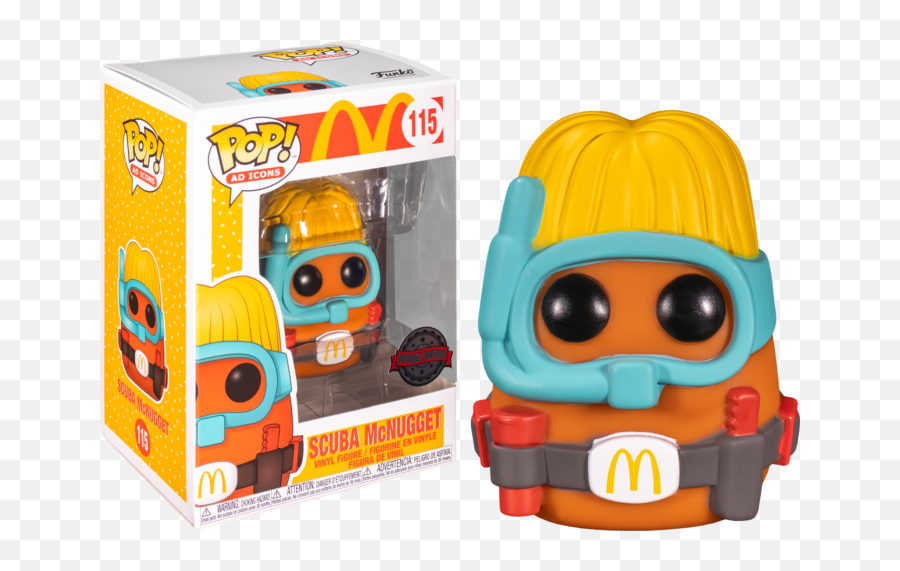 Pop Ad Icons - Mcdonaldu0027s Scuba Mcnugget Exclusive Pop Vinyl Figure Png,Mcdonalds Icon