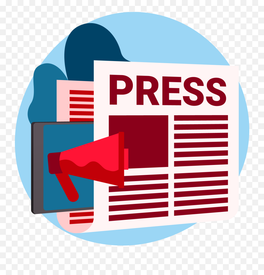 Media Png Red Press Release Icon