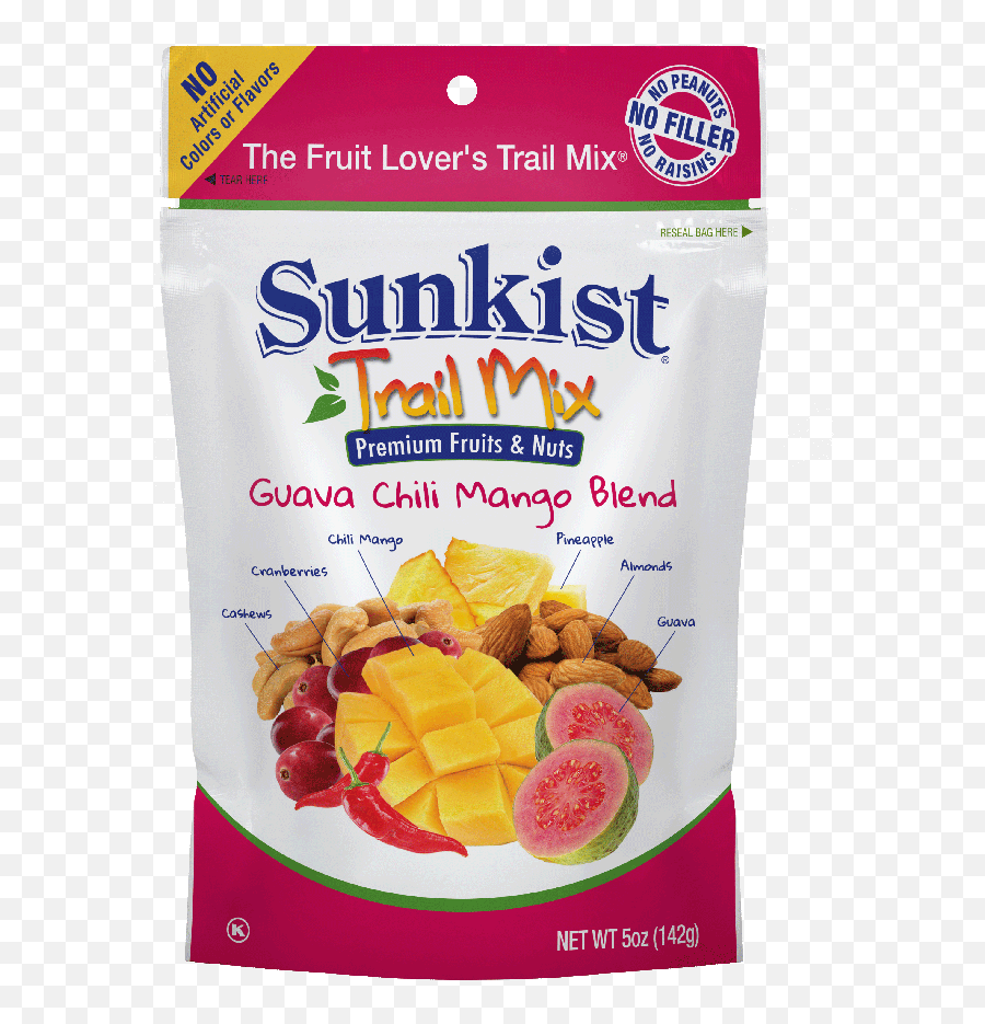Download Guava Chili Mango Blend - Sunkist Trail Mix Sunkist Png,Smoke Trail Png