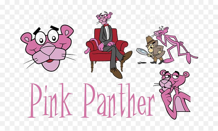 Pink Panther Logo Png Transparent Image - Cartoon Pink Panther Png Transparent,Panther Logo Png