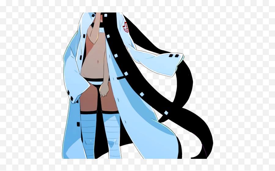 Dark Hair Clipart Blue Eye Girl - Anime Dark Skin Blue Hair Dark Anime Girl With Blue Hair Png,Hot Anime Girl Png
