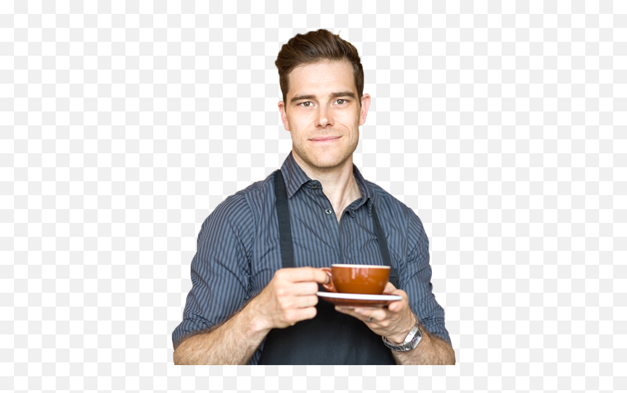 Barista Png 4 Image - Person Drinking Coffee Png,Barista Png