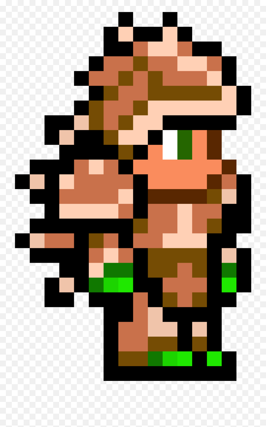 Terraria Turtle Armour Pixel Art Maker - Pixel Character Transparent Background Png,Terraria Logo