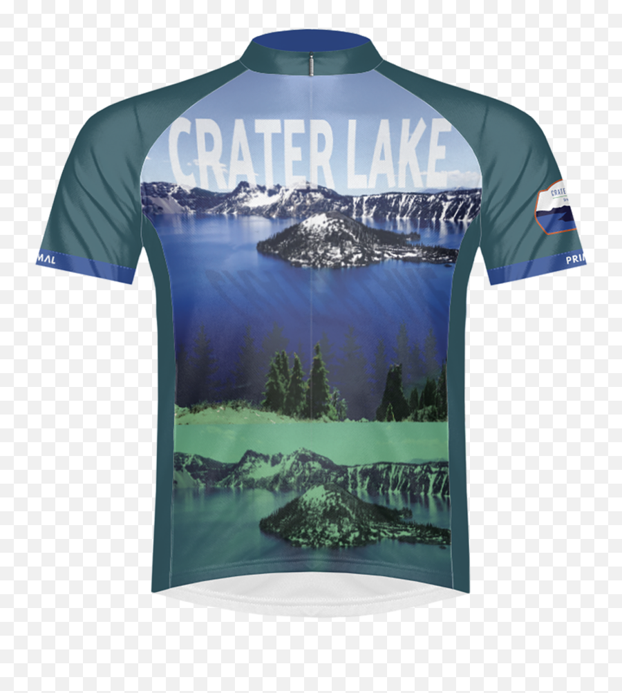 Ltd Crater Lake Menu0027s Sport Cut Cycling Jersey - Active Shirt Png,Crater Png
