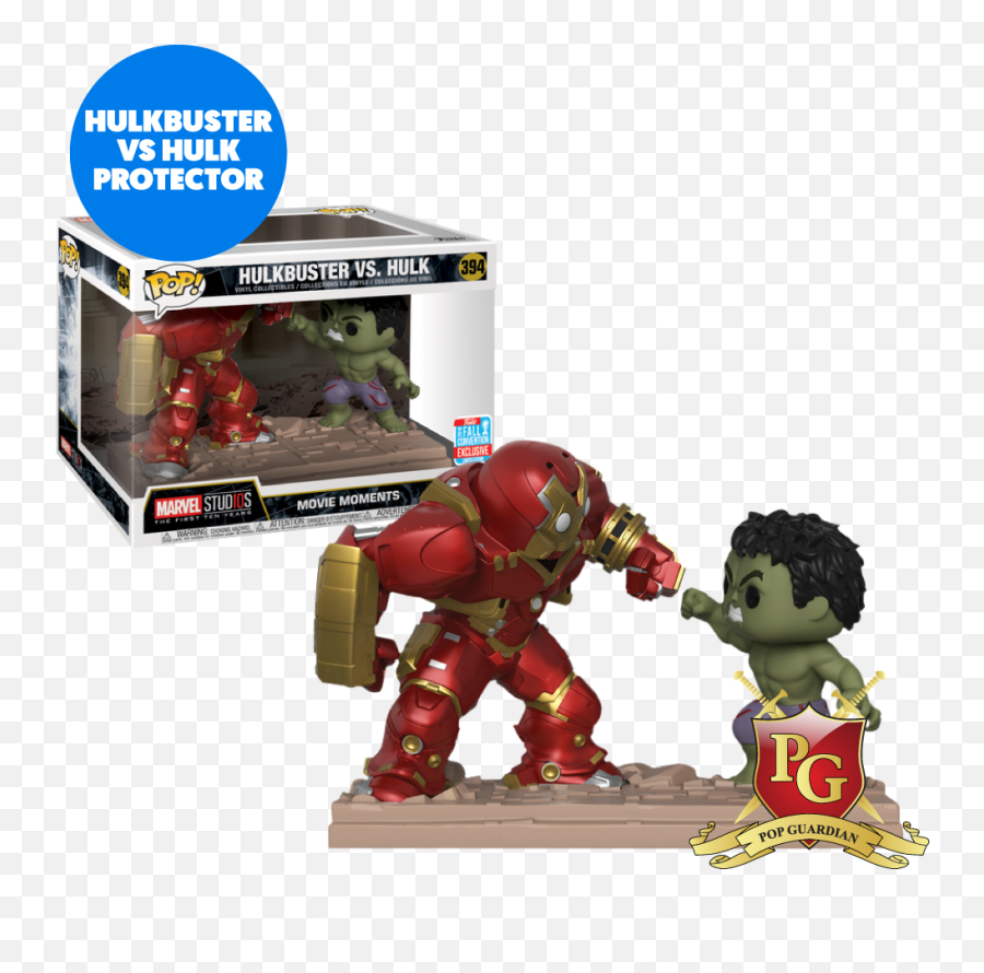 Hulkbuster Vs Hulk Scene Pop Protector - Hulkbuster Vs Hulk Funko Pop Png,Hulk Transparent