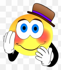 An Embarrassed Face - Llevar Manos A La Cara Animado Png,Blushing Png