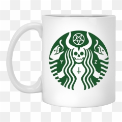 Download Free Png Coffee Brea Satan Starbucks Logo Cafe - Starbucks Satan Coffee Mug,Starbucks Logo Png