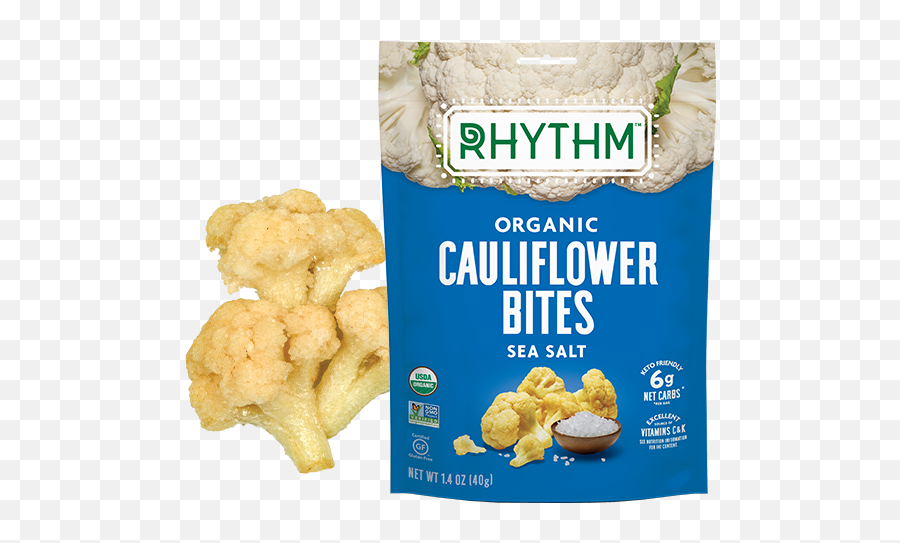 Cauliflower Sea Salt - Rhythm Cauliflower Bites Png,Cauliflower Png