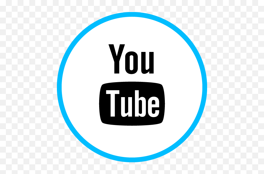 Blue Youtube Icon - Youtube Png,What Font Is The Youtube Logo
