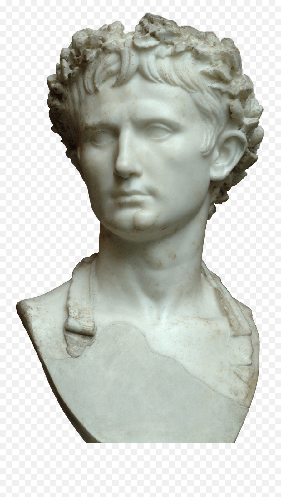 Head Statue Png Jpg Transparent Library - Augustus Caesar,Greek Statue Png