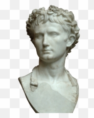 Head Statue Png Jpg Transparent Library - Augustus Caesar,Greek Statue Png