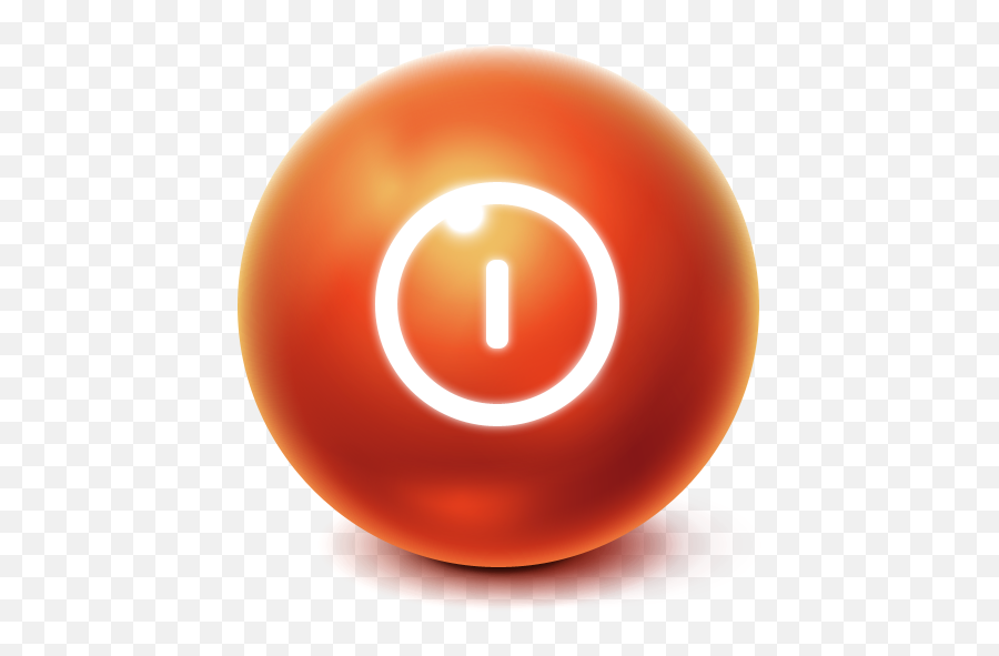 Turn Off Power Shut Down Bright Ball Shutdown Icon - Sleep Icon Windows 10 Png,Sphere Png