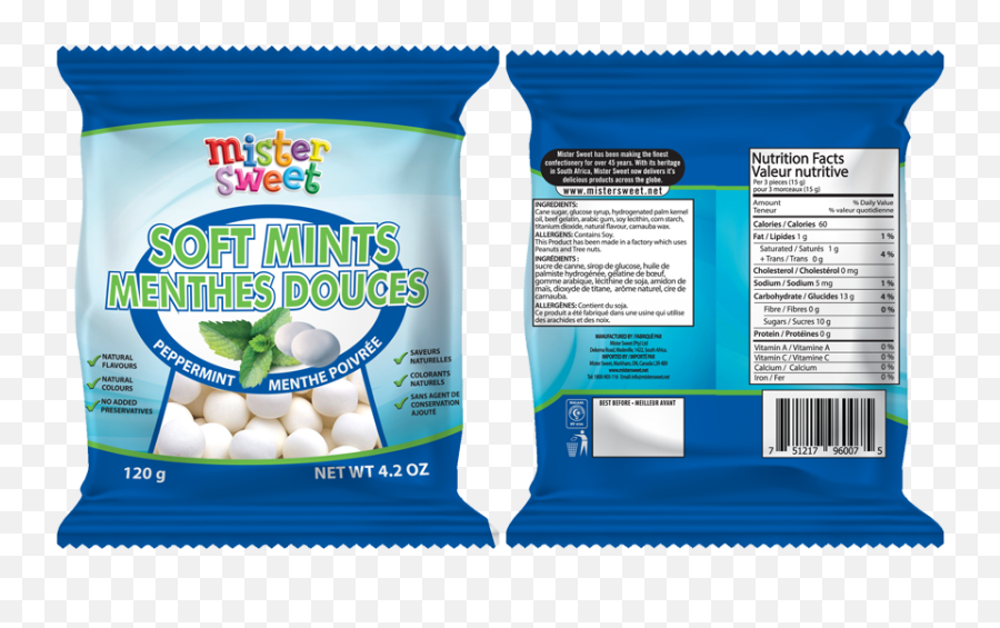 Soft Mints - Mister Sweet Png,Peppermint Png